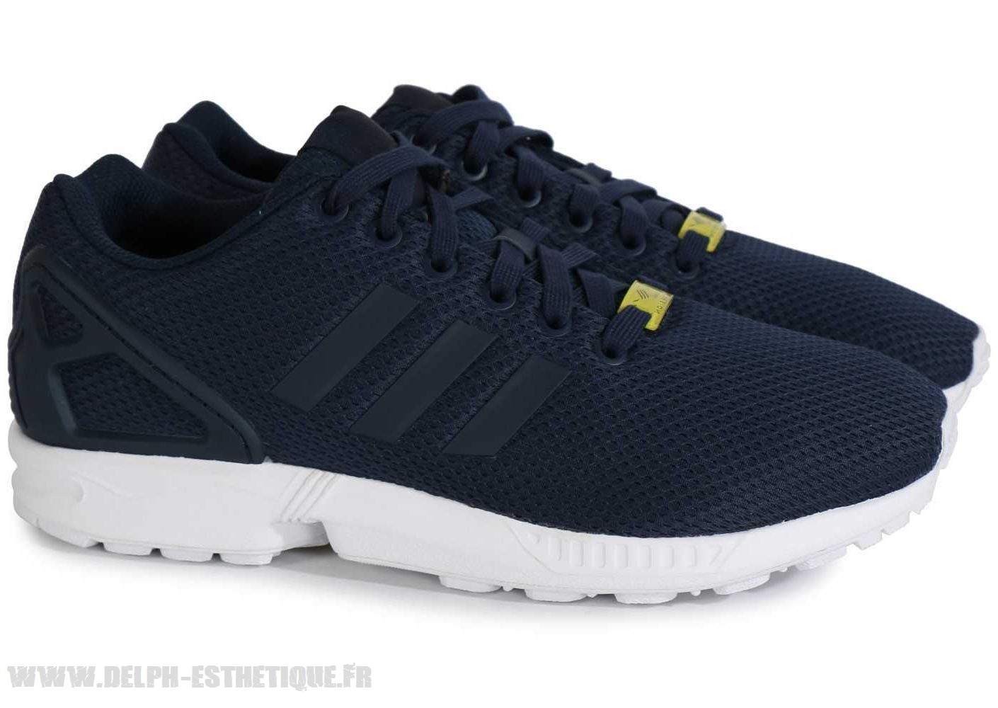 adidas zx flux bleu marine et rose