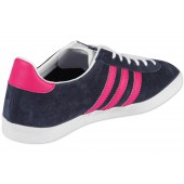 adidas gazelle bleu et rose femme