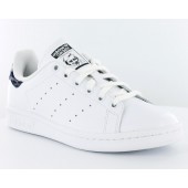 adidas stan smith blanche et bleu femme