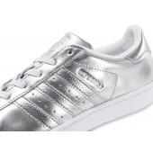 adidas superstar argentée