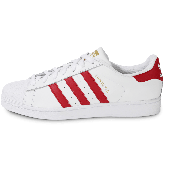 adidas superstar blanche et rouge femme