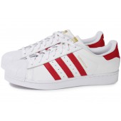 adidas superstar rouge et blanc femme