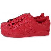 adidas superstar rouge femme