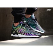 adidas zx flux xenopeltis snake reflective