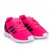 baskets adidas original zx flux rose fluo noir