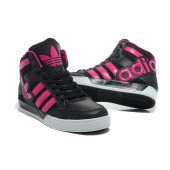 baskets adidas rose et noir