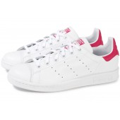 chaussures adidas femme blanche et rose