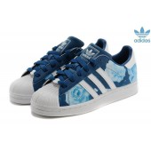 superstar adidas femme bleu electrique