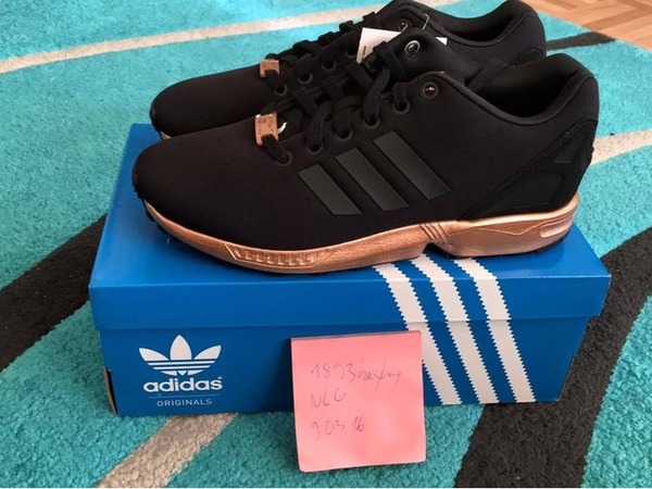 adidas zx flux bronze and black