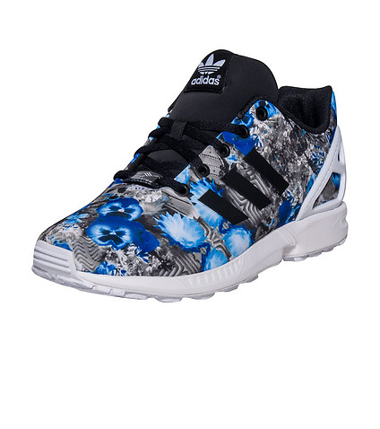 sneaker zx flux in blau